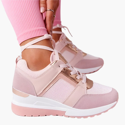 Dam Sneakers med kilklack – Ortopediska och Stilrena Vardags- och Promenadskor