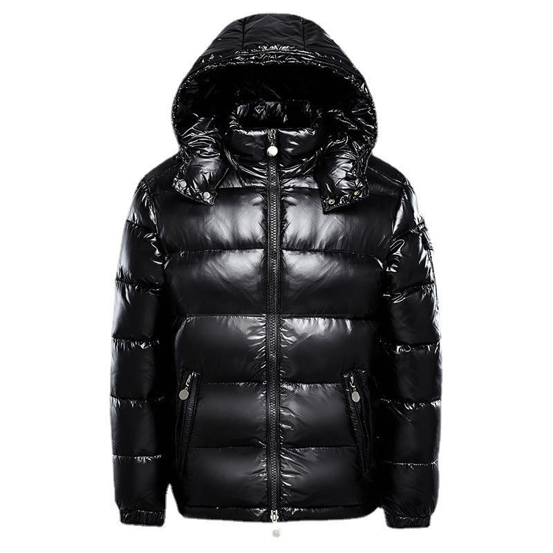 Herr Pufferjacka Vinter Modern Varm Outdoor Stil