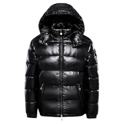 Herr Pufferjacka Vinter Modern Varm Outdoor Stil