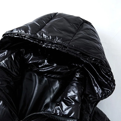Herr Pufferjacka Vinter Modern Varm Outdoor Stil