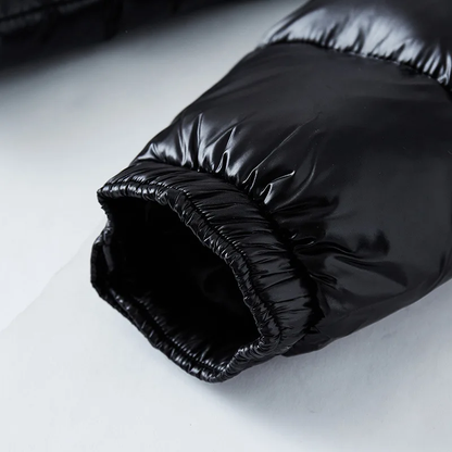 Herr Pufferjacka Vinter Modern Varm Outdoor Stil