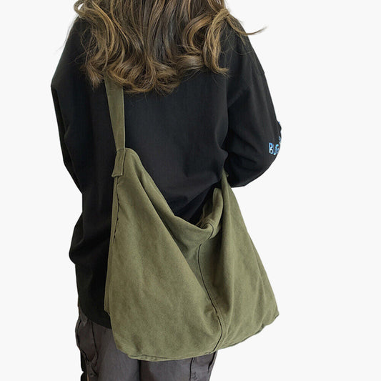 Dam Schouderväska Oversized Trendig Casual – Perfekt för Skola, Arbete & Vardag