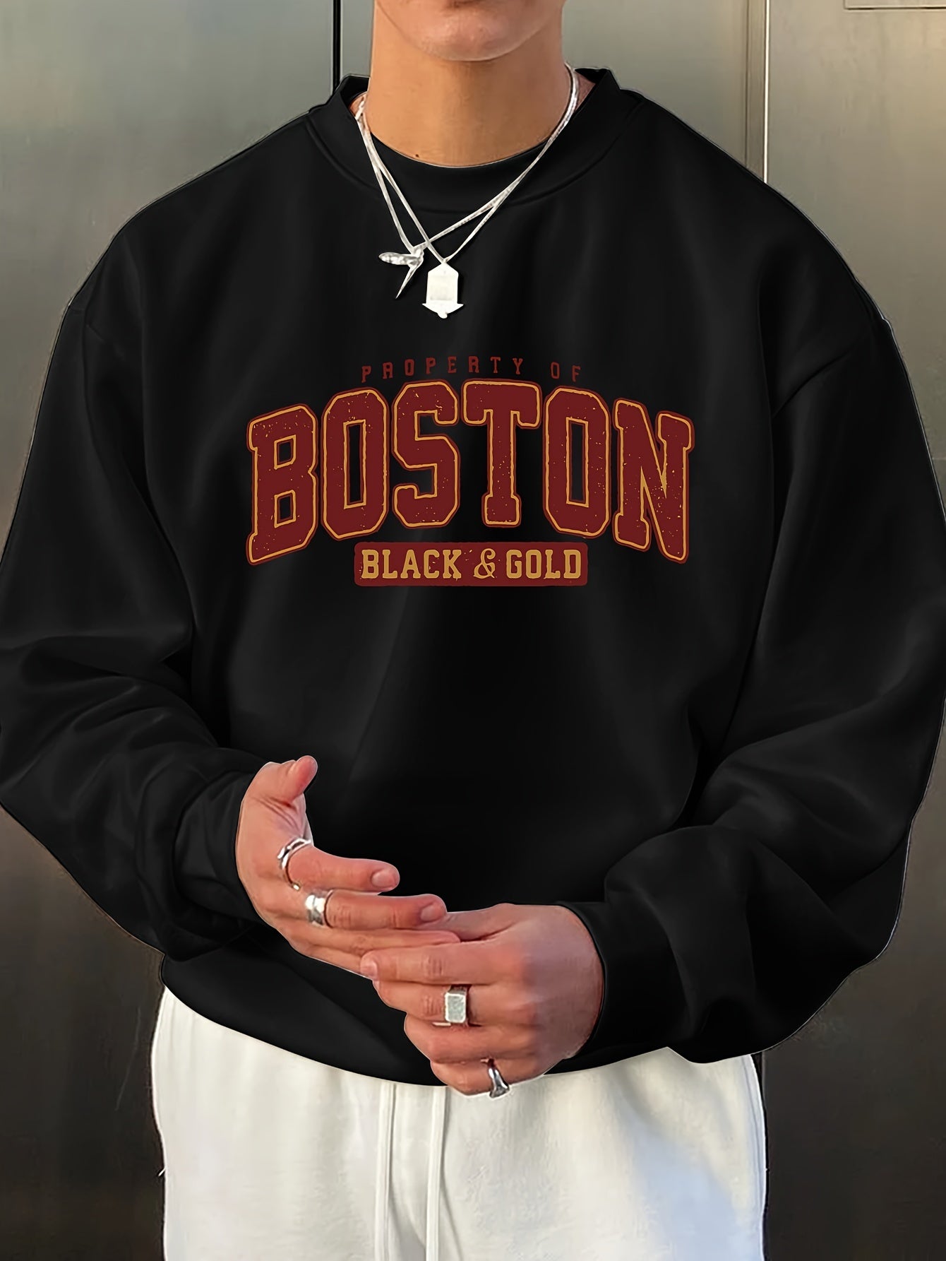 Axel - Trendig Boston Sweatshirt