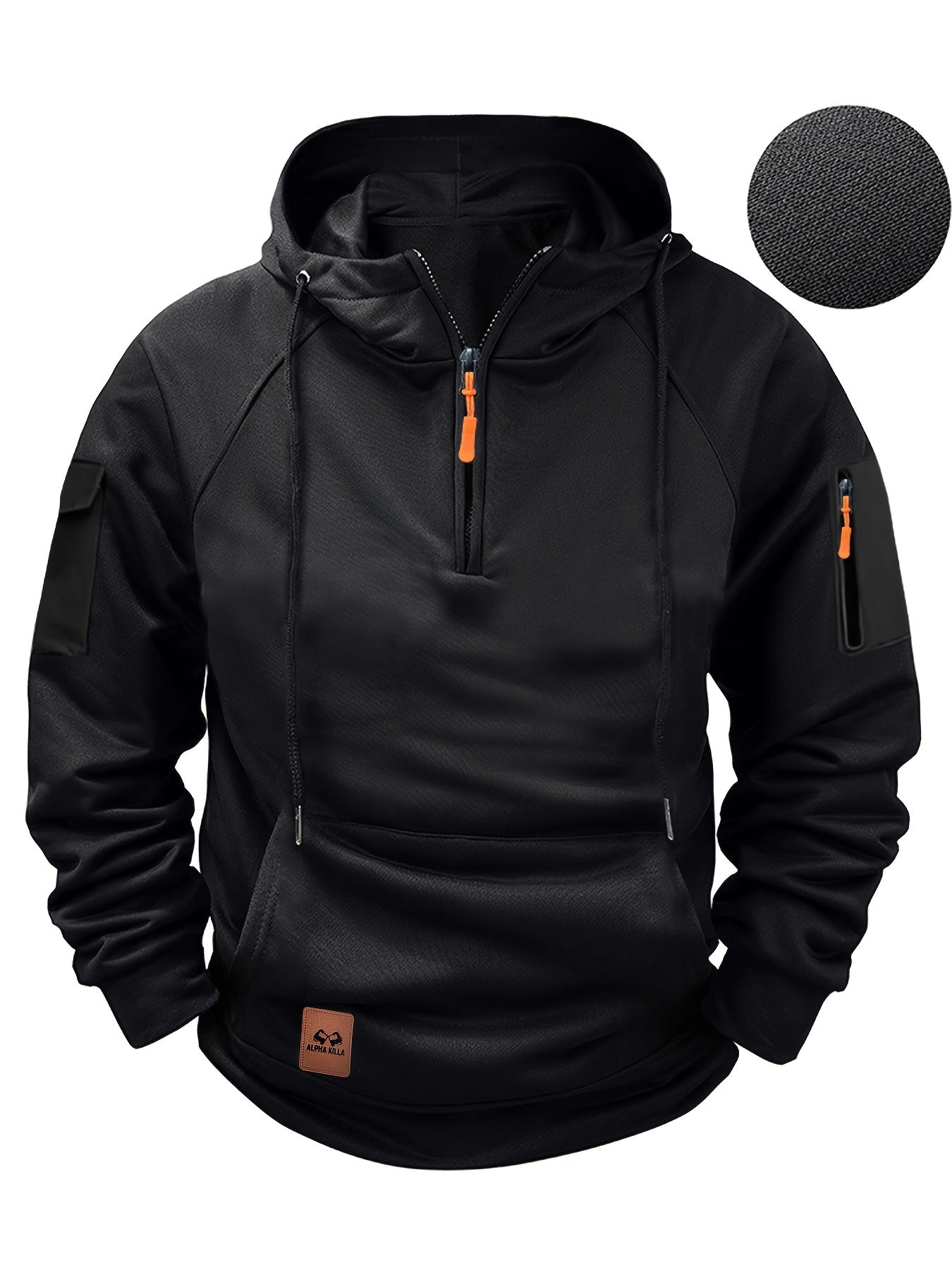Magnus - Herrhoodie med Dragkedja