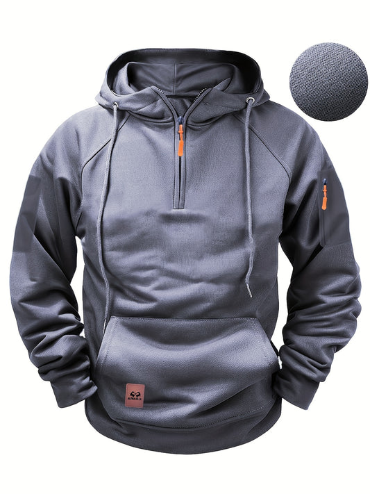 Magnus - Herrhoodie med Dragkedja