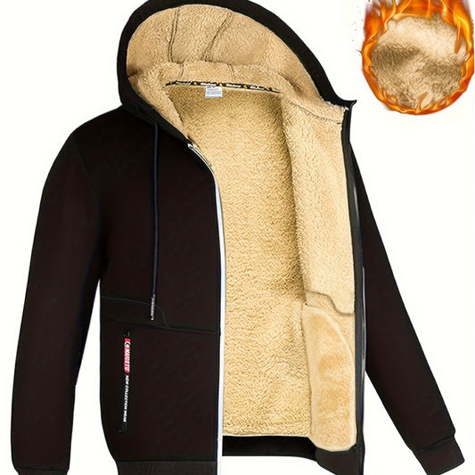 Ludvig - Fodrad hoodie med värmande fleece för herrar