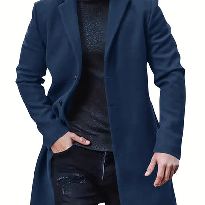 Oscar - Herr Klassisk Trenchcoat i Retro Stil