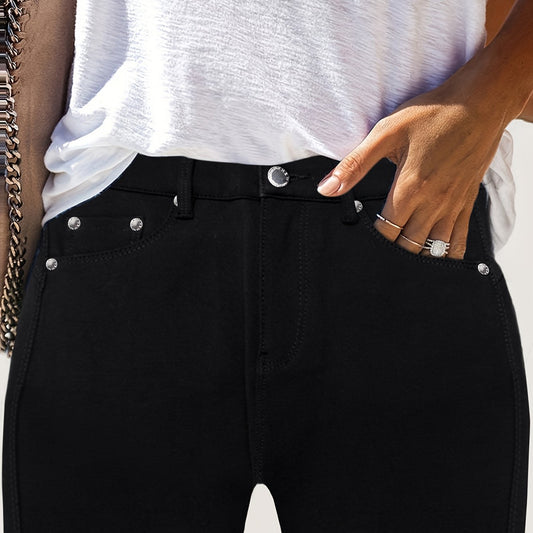 Sofia - Högmidjade Stretchjeans