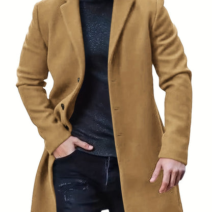 Oscar - Herr Klassisk Trenchcoat i Retro Stil