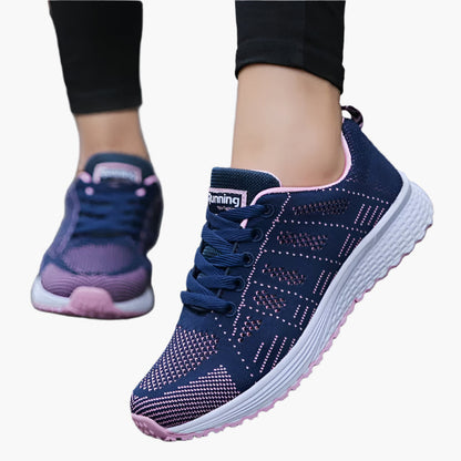 Dam Sneakers Casual Andningsbara Sportskor för Träning och Vardag