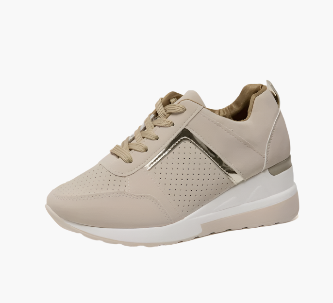 Dam Sneakers med kilklack – Ortopediska och Stilrena Vardags- och Promenadskor