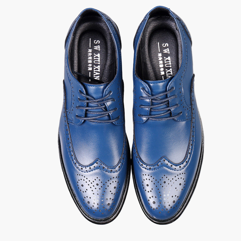 Herr Oxford Brogues Klassiska Formella Skor för Affär och Fest