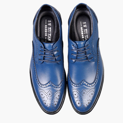 Herr Oxford Brogues Klassiska Formella Skor för Affär och Fest