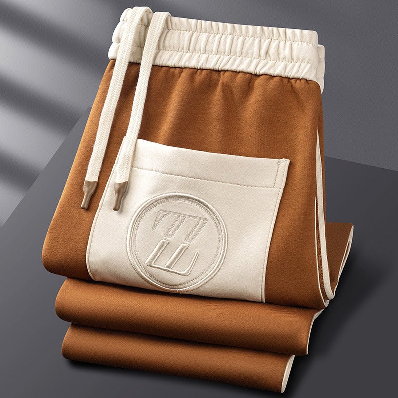 Herr Träningsset – Sportig 2-delad Dress med Jacka och Byxa, Modern Fritidsstil