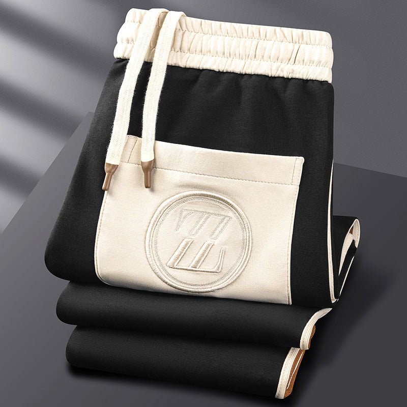 Herr Träningsset – Sportig 2-delad Dress med Jacka och Byxa, Modern Fritidsstil